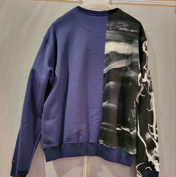 VESACE Paint Print Medusa Logo Sweatshirt - SUPER SLIM FIT - Picture 5 of 8